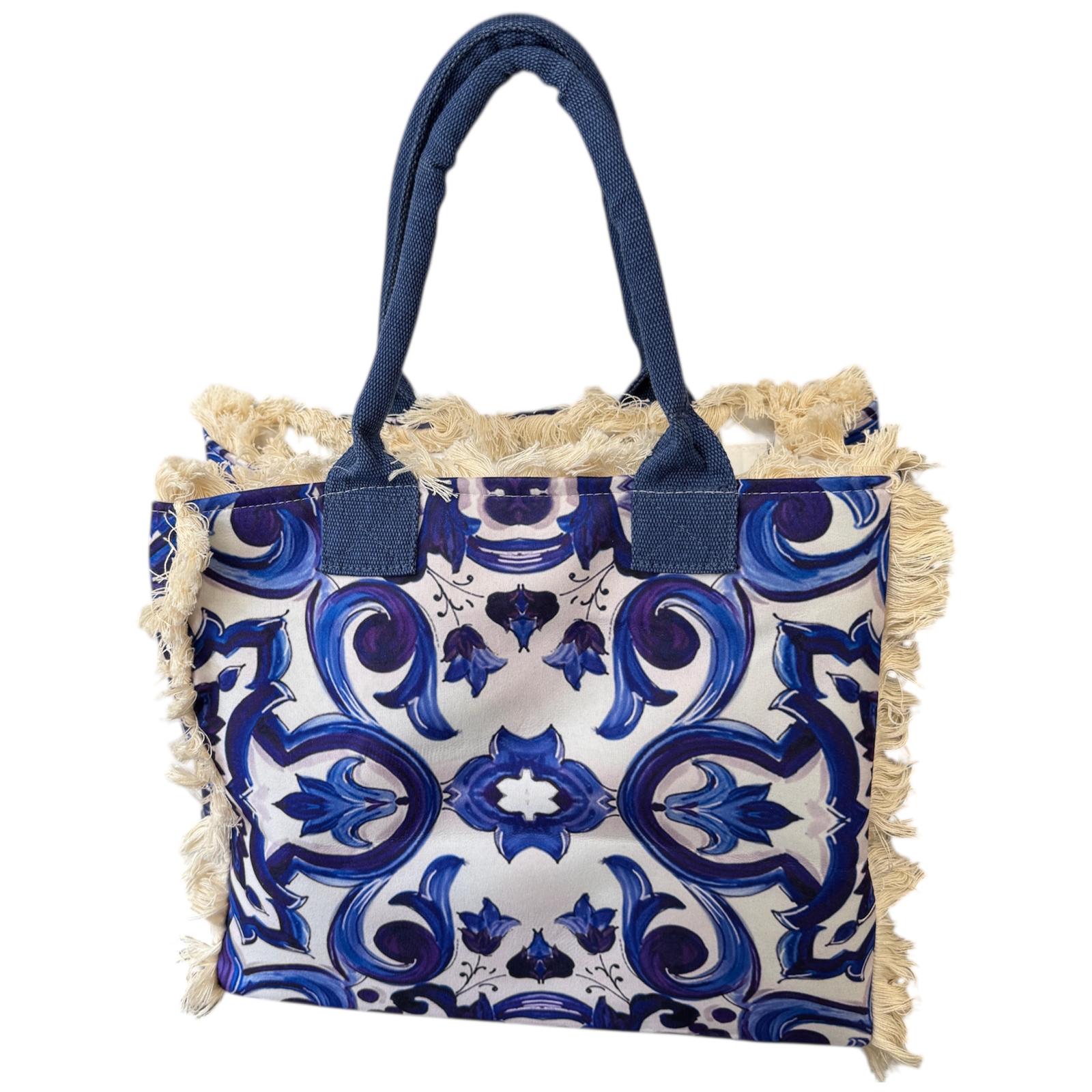 Borsa Maioliche blu