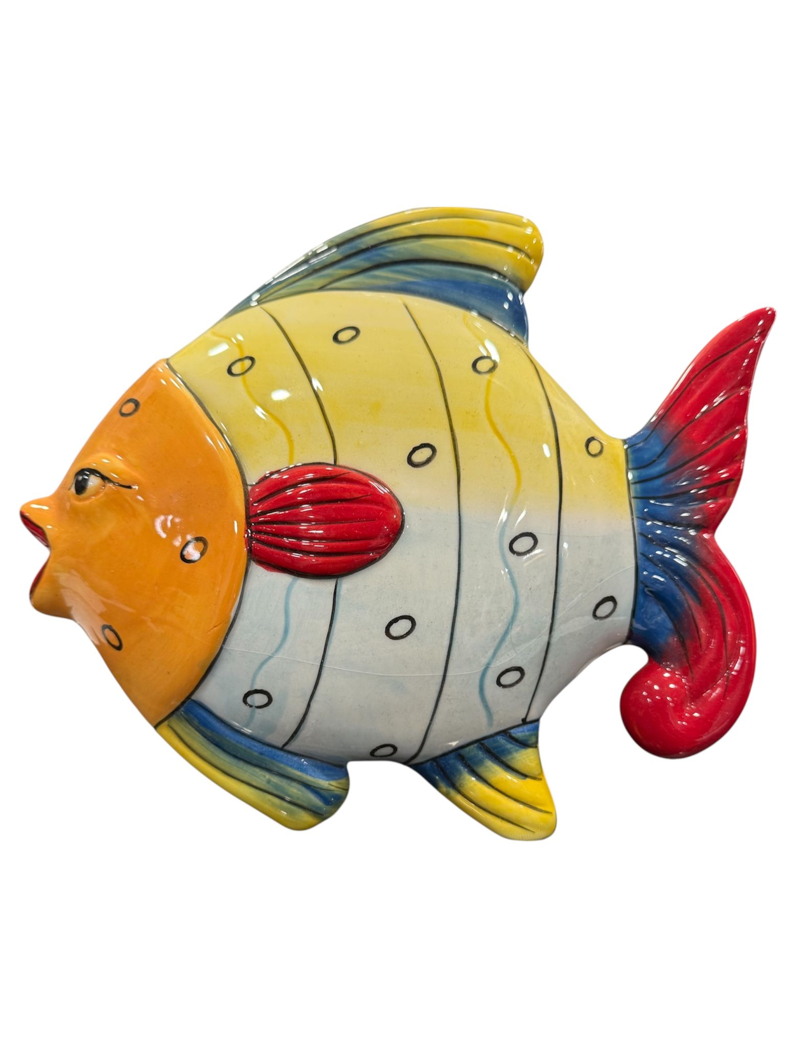 Pesce con cerchi 27 cm davanti