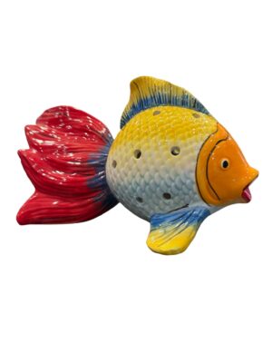 Pesce con coda rossa con led 1