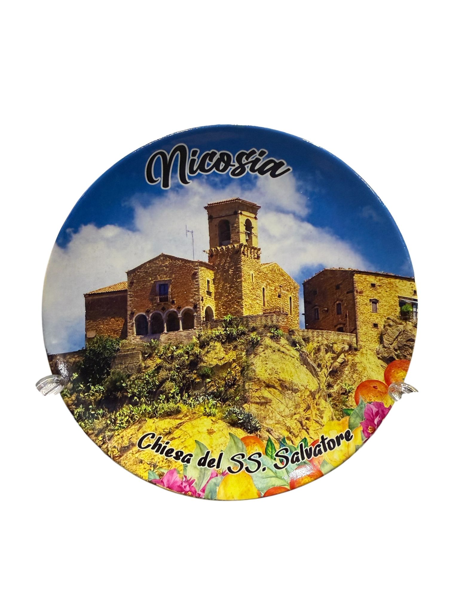 Piattini Nicosia 15 cm Chiesa Santissimo Salvatore Piattini Nicosia 15 cm Chiesa Santissimo Salvatore