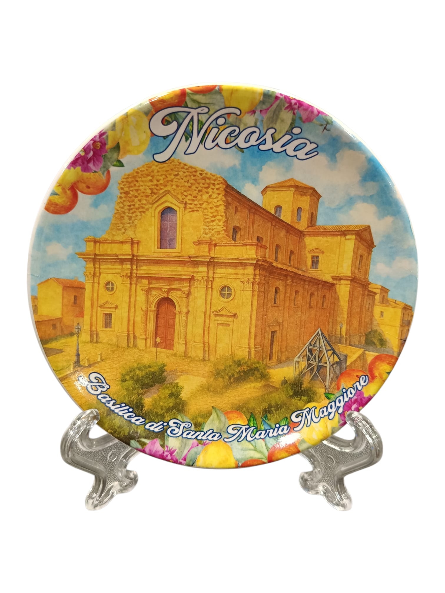 Piattino Nicosia 10 cm Basilica Santa Maria Maggiore
