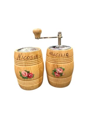 Set Sale e Pepe Artigianali “Nicosia di Sicilia” – 2 Pezzi Decorativi 10 cm
