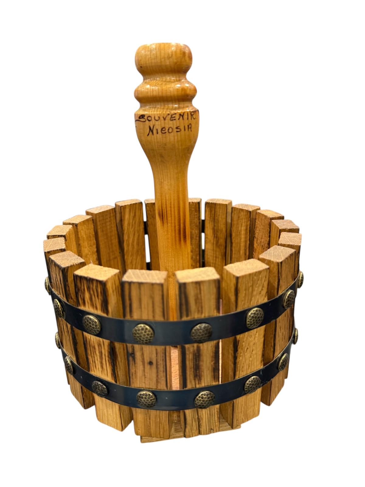 Torchio Antico da Vino “Nicosia di Sicilia” – Decorazione Artigianale 21 cm 1 Torchio Antico da Vino “Nicosia di Sicilia” – Decorazione Artigianale 21 cm