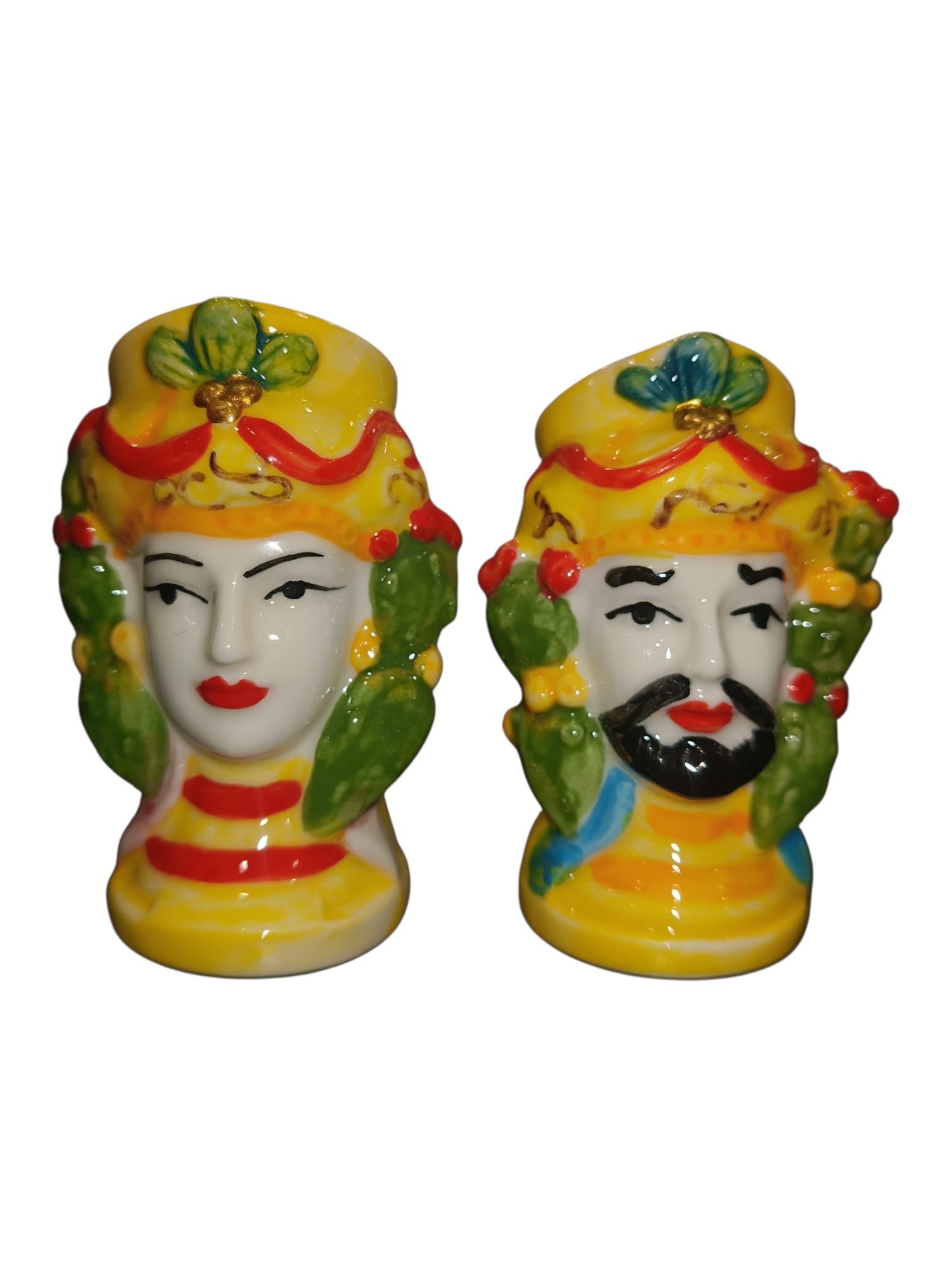 testa di moro gialla 7cm (fronte)