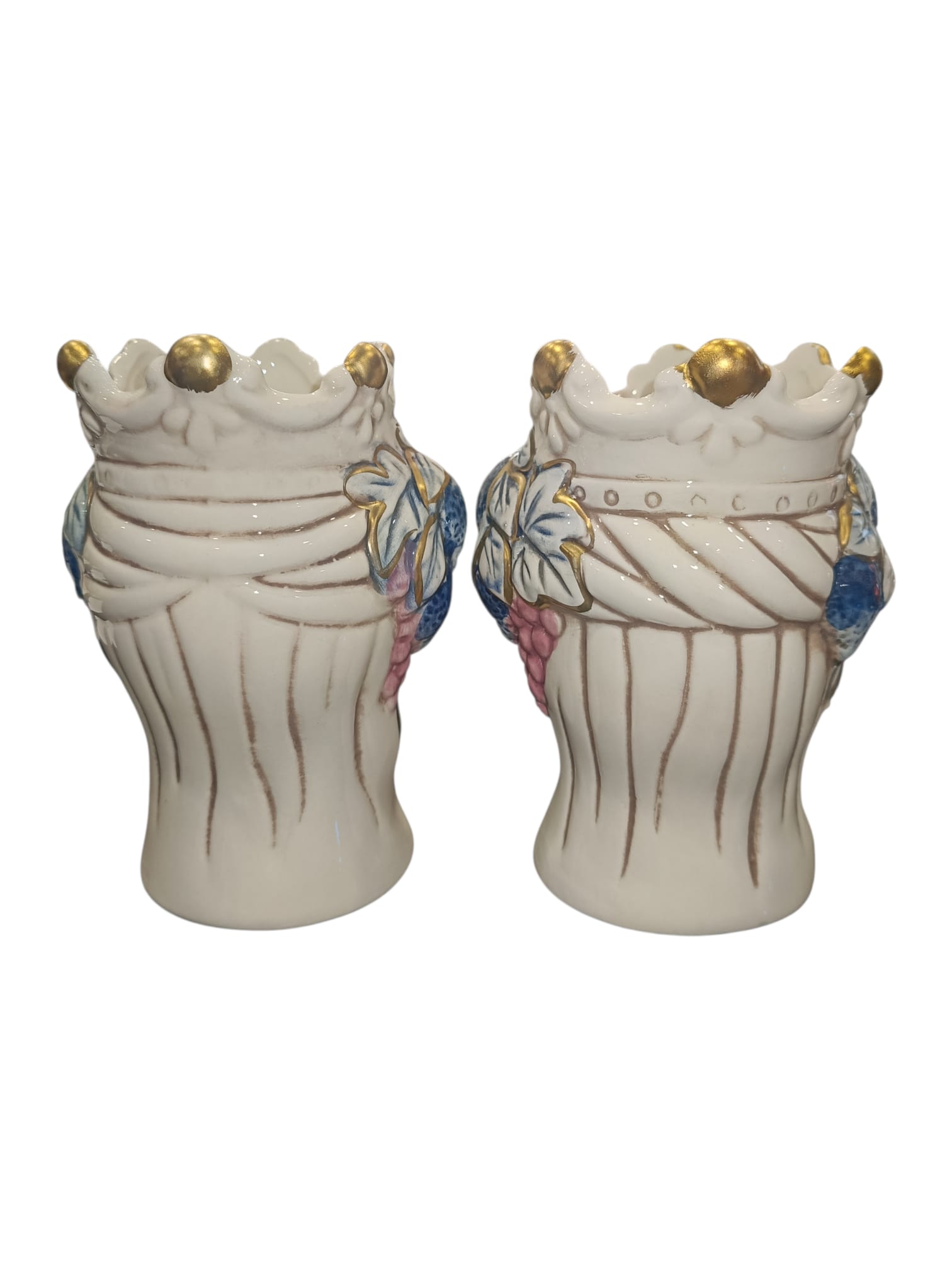 Teste Di Moro piccole blu dietro