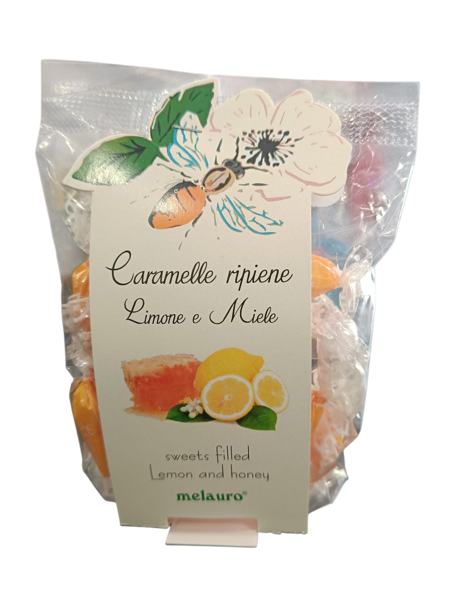 Caramelle ripiene limone e miele