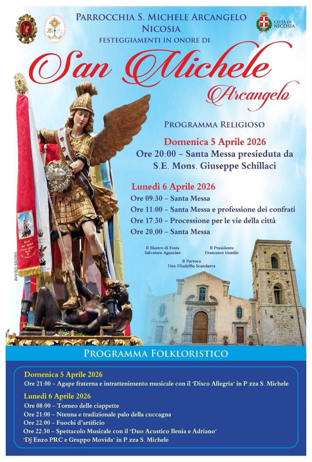 Festa di San Michele Arcangelo di Nicosia 2026