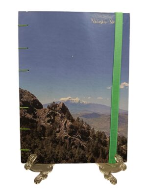 Quaderno fatto a mano Etna davanti
