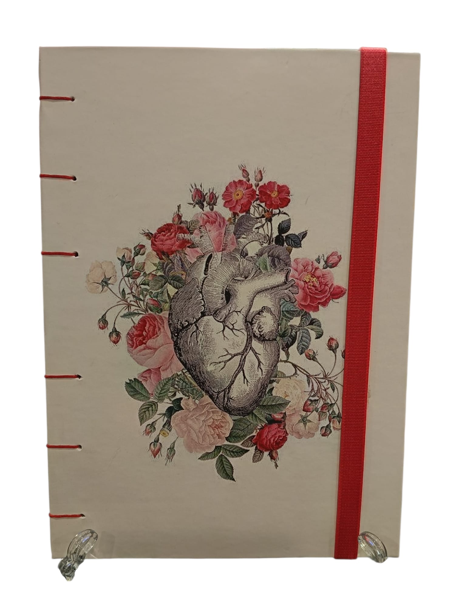 Quaderno fatto a mano cuore davanti