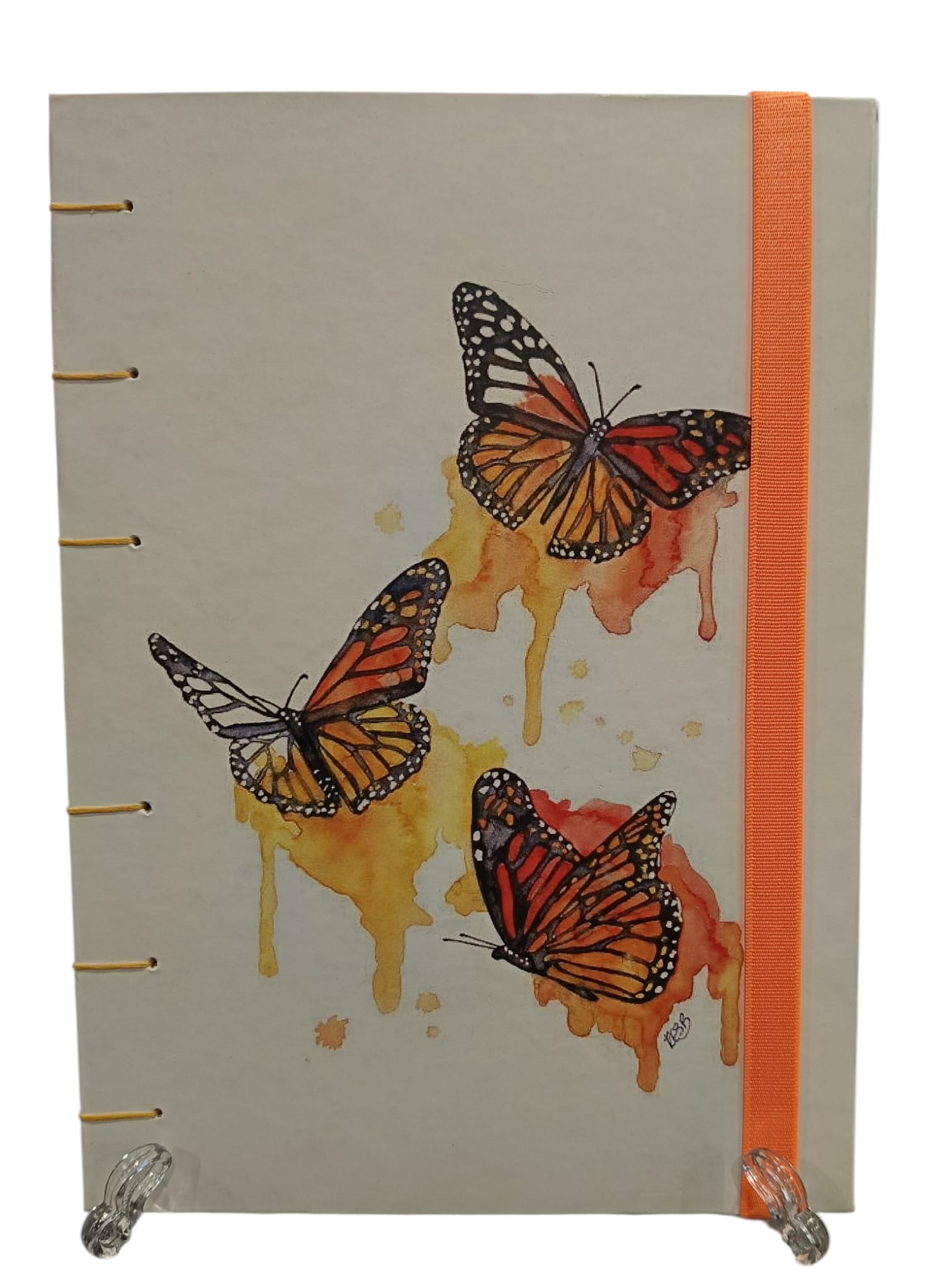 Quaderno fatto a mano farfalle davanti