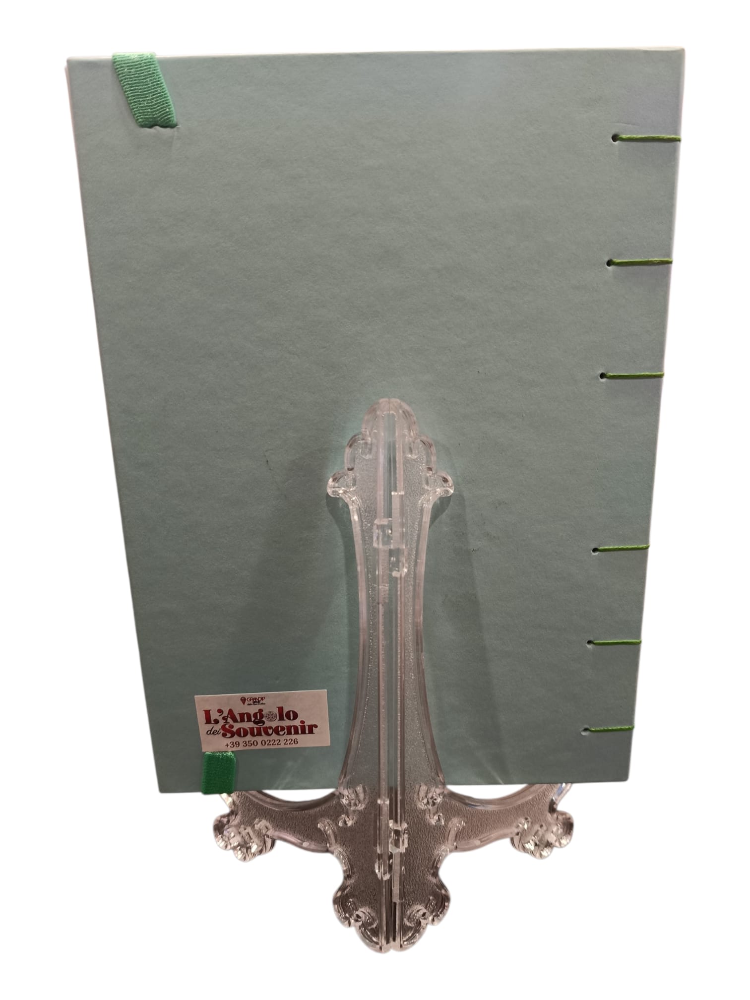 Quaderno fatto a mano fotocamera dietro