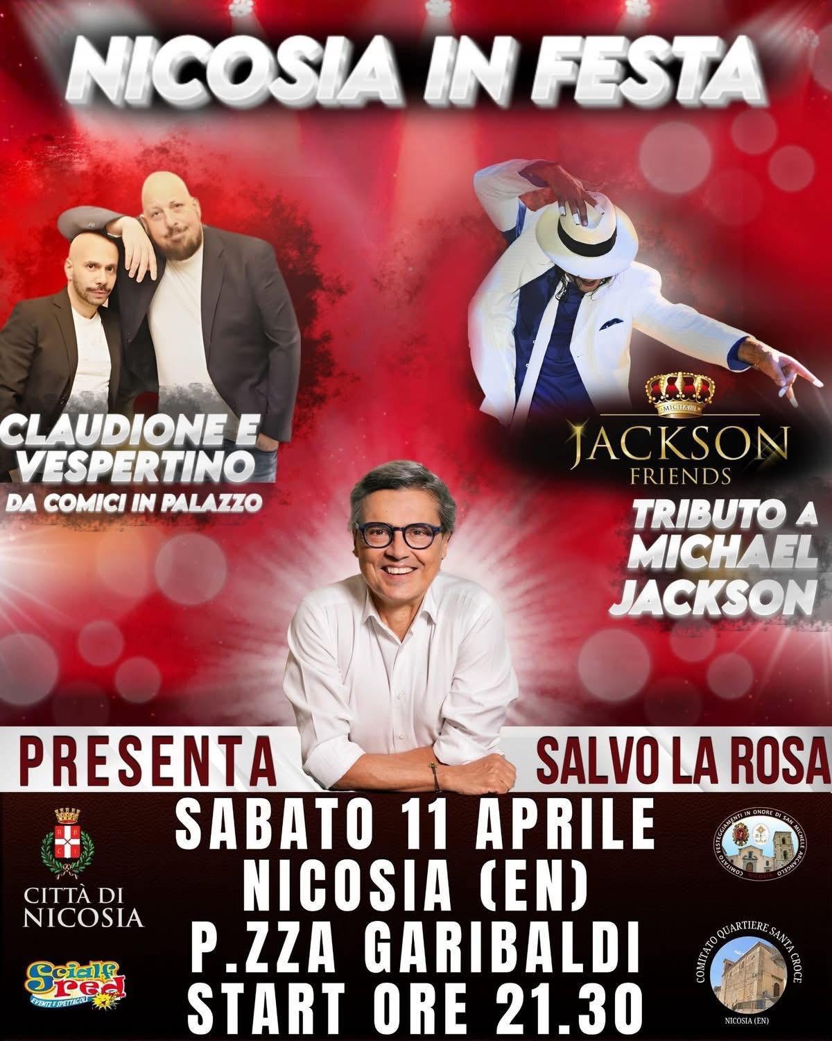 Spettacolo con Claudione & Vespertino e Tributo a Michael Jackson