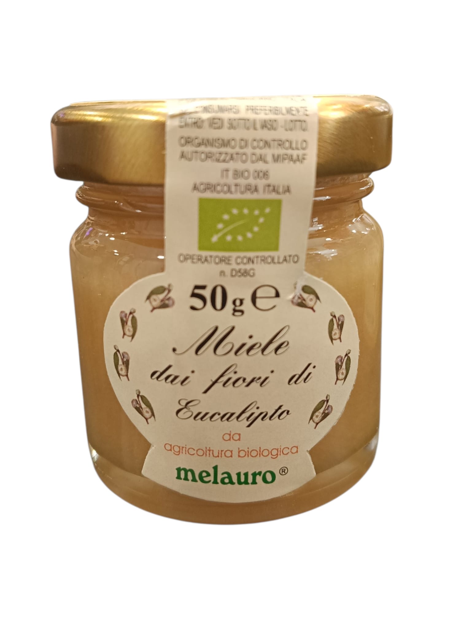 barattolo di miele 50g siciliano Eucalipto