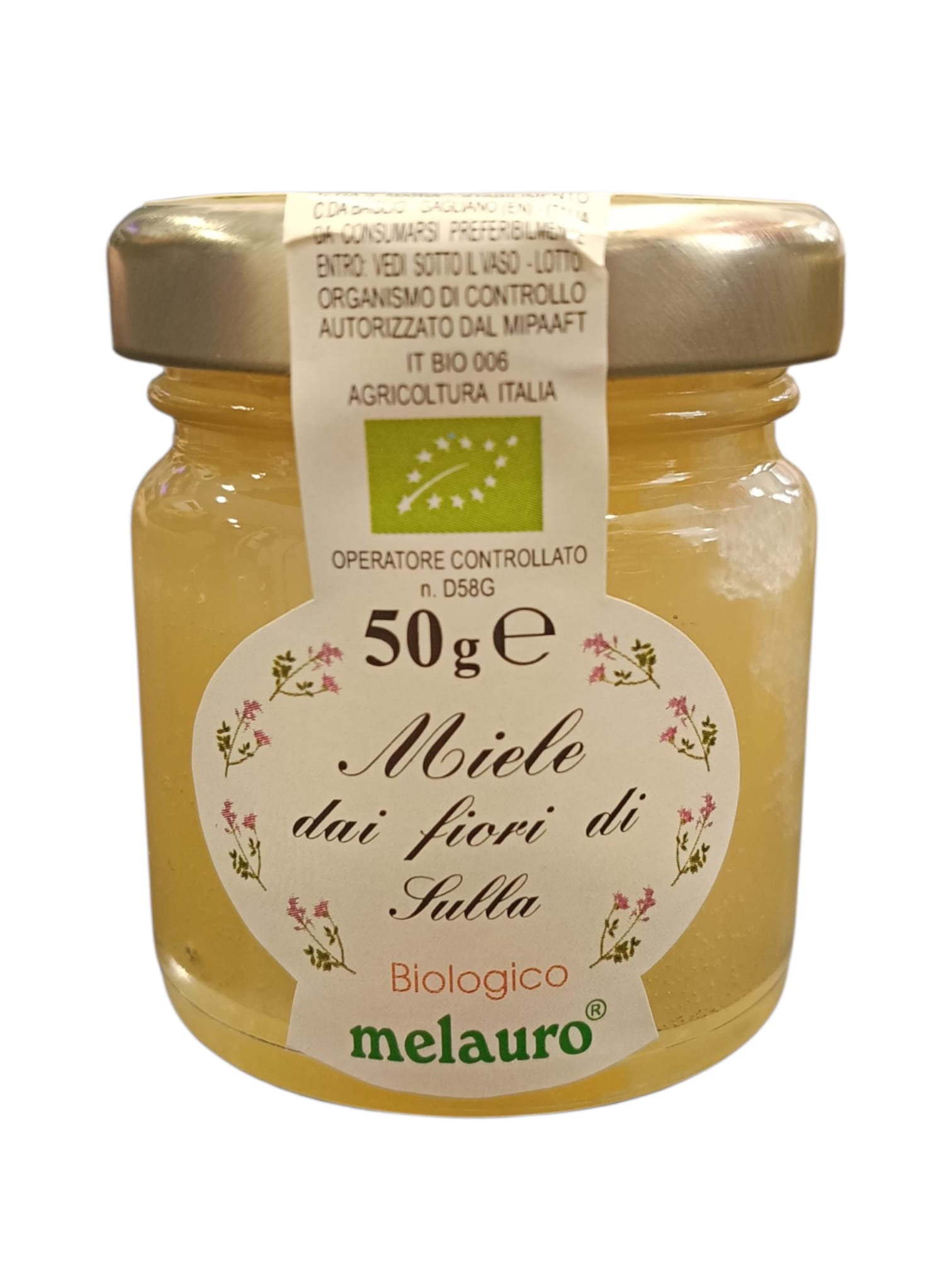 barattolo di miele 50g siciliano Sulla