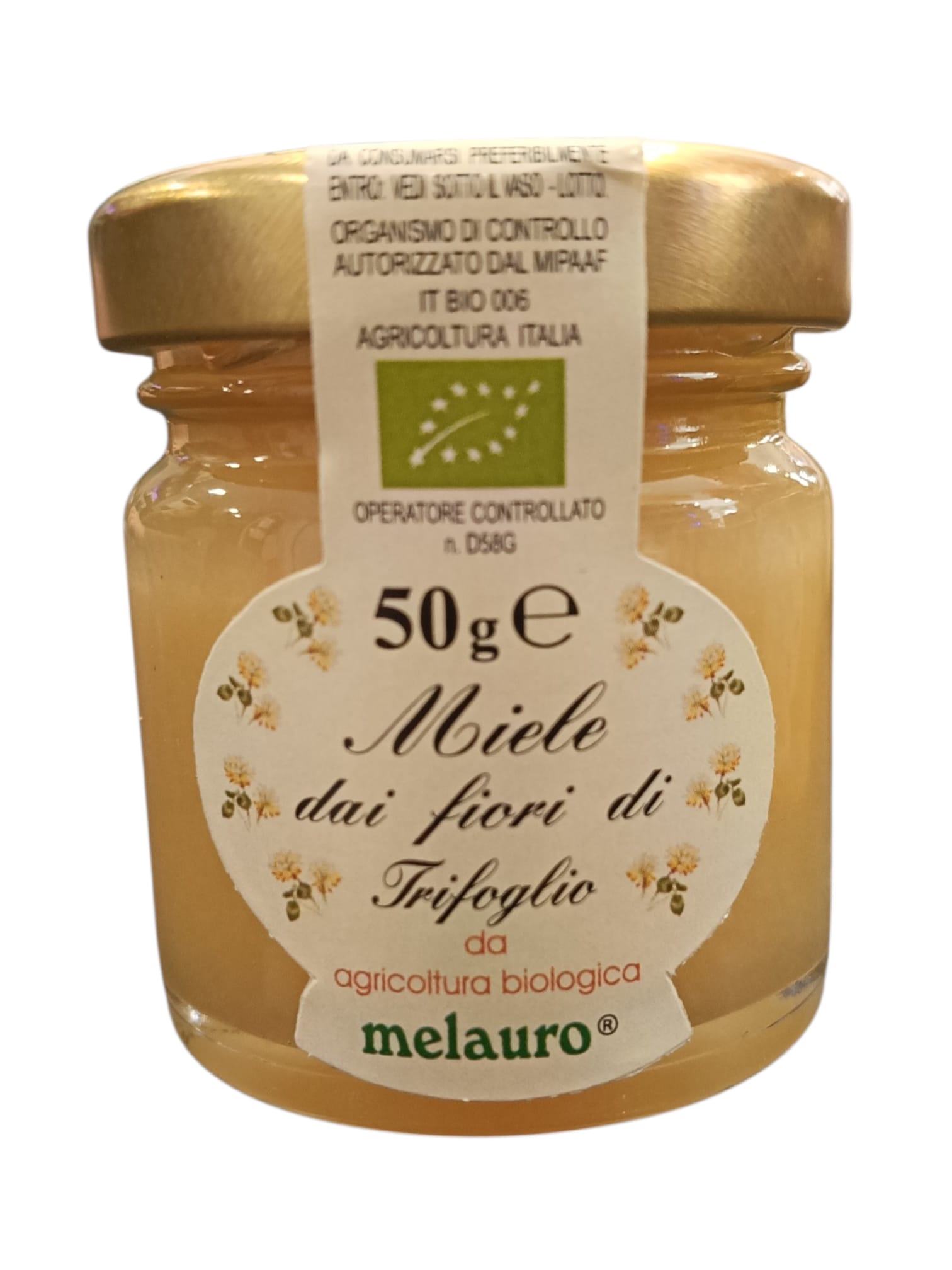 barattolo di miele 50g siciliano Trifoglio