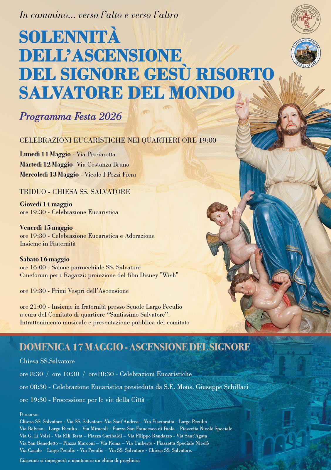 Solennità dell’Ascensione del Signore Gesù Risorto
