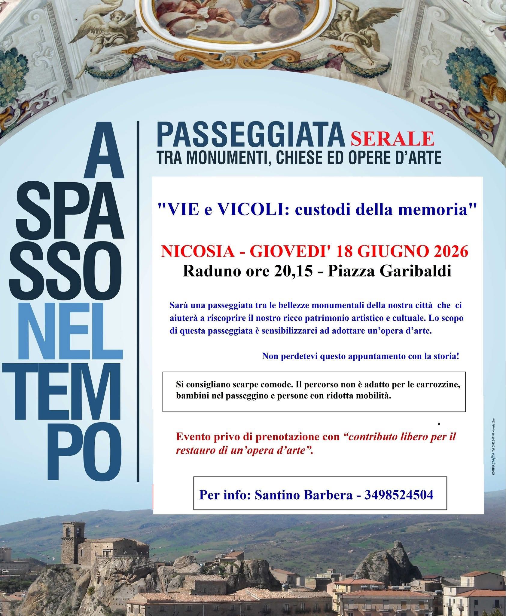 A Spasso nel Tempo Giugno 2026 – trekking urbano