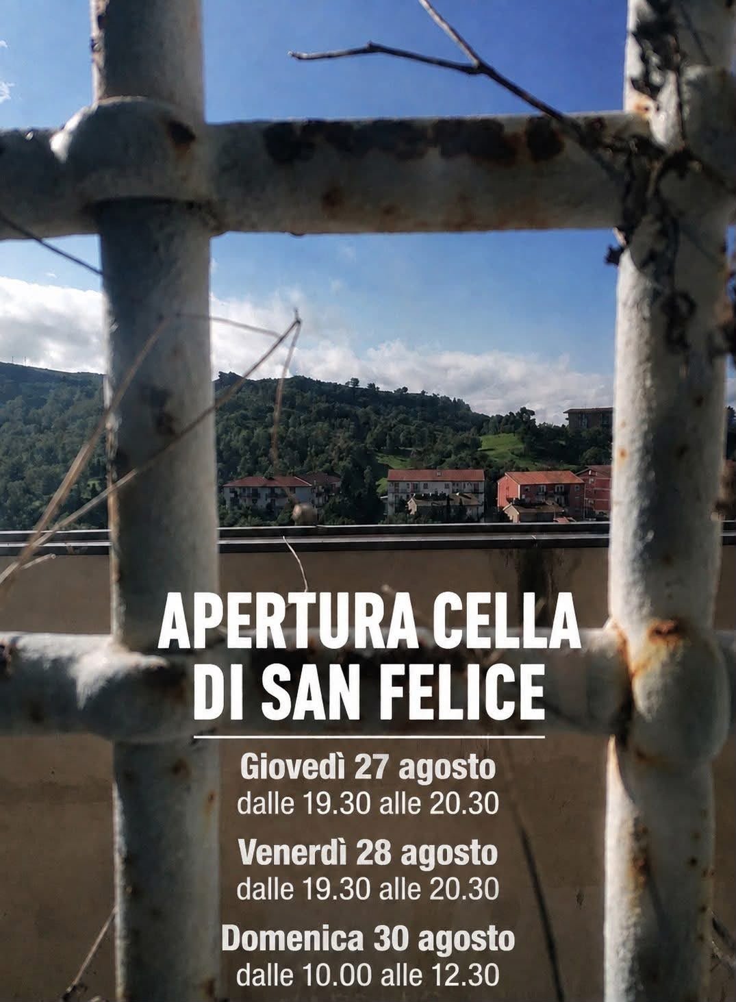 Apertura della Cella di San Felice Nicosia 2026