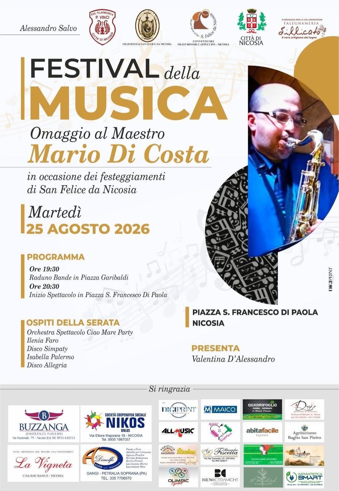 Festival della Musica – Omaggio al Maestro Mario Di Costa