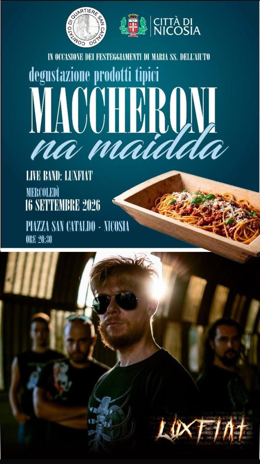 Maccheroni ‘na maidda – Degustazione e musica live
