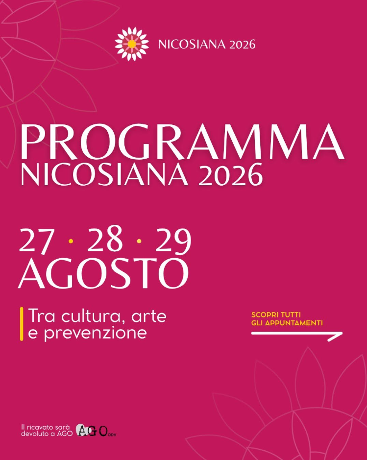 Nicosiana 2026 Tra cultura, arte e prevenzione 1