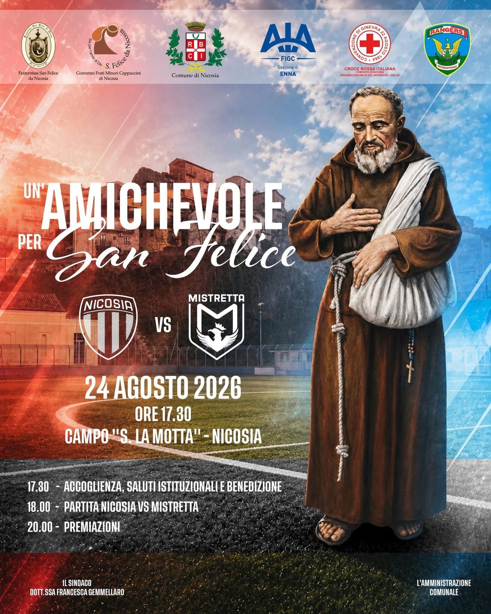 Un’Amichevole per San Felice – Nicosia vs Mistretta