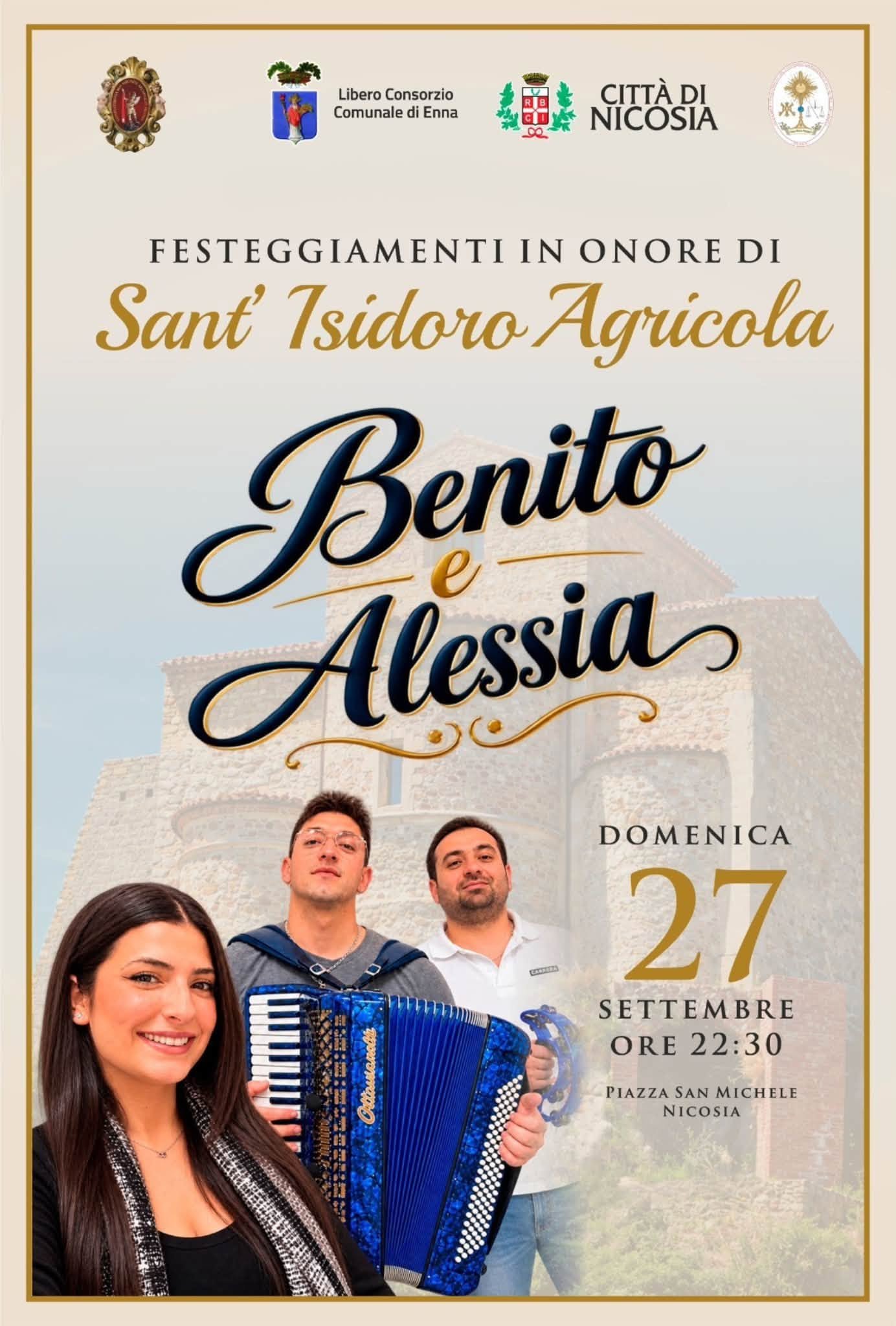 Benito e Alessia – Live per i Festeggiamenti di Sant’Isidoro Agricola