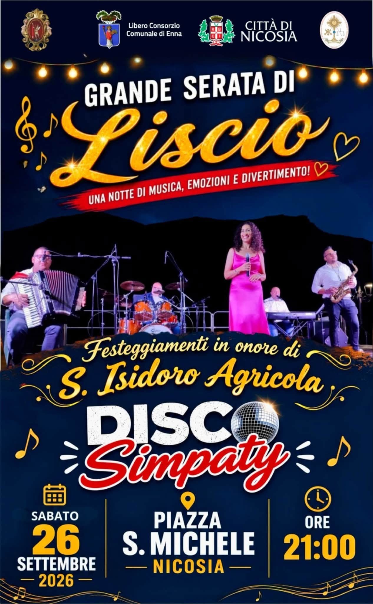 Serata di Liscio a Nicosia 2026